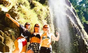 Our 3 guests in Tumalog Falls
