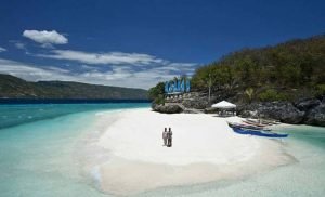 Sumilon Sandbar in Oslob
