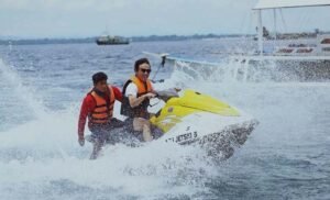 Water Splashing in Jetski Rental